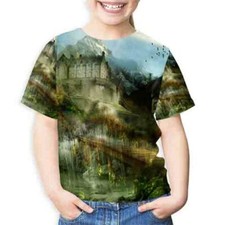 Beauty Of Nature Panorama Mountain Village The Beauty Of Nature Tshirt Kids