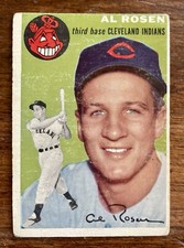 1954 Topps - White Back #15 Al Rosen
