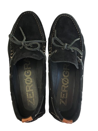 COLE HAAN Men's Sz 10M Black Suede Zerogrand Camp Moccasin C25991 - Picture 4 of 9