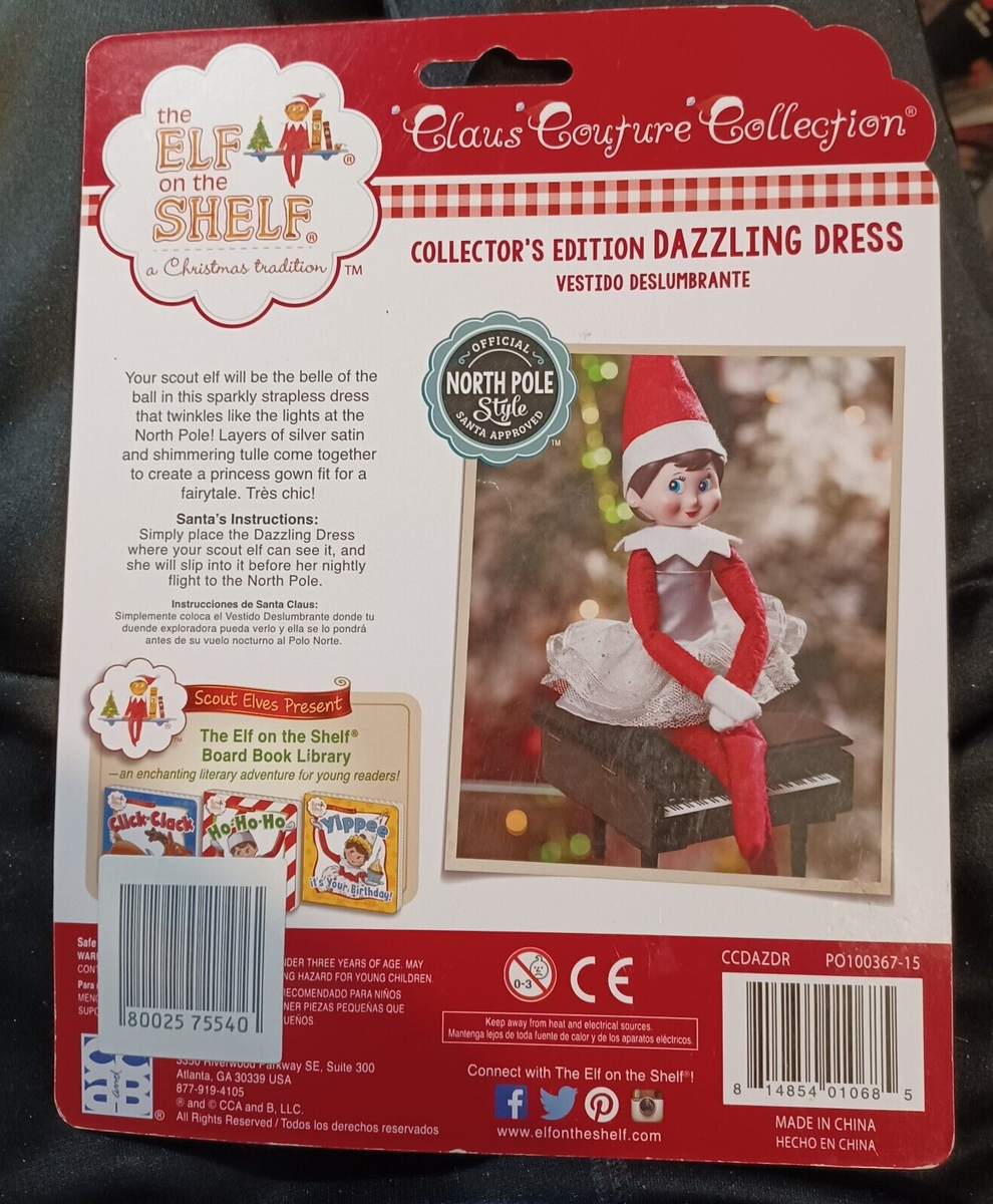 Elf On The Shelf Claus Couture Collection Dazzling Dress BRAND NEW BOX-17 |  eBay