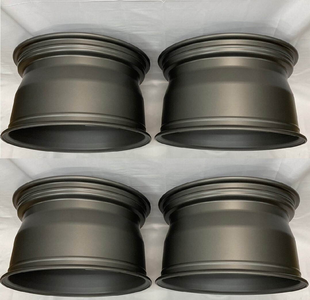 RS WATANABE WHEELS F8 GUNMETAL BLACK 18x10.5J ET +15 5H114.3 4 PCS IN