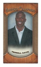 Terrell Davis 2014 Upper Deck Goodwin Champions Mini #84 Football Card