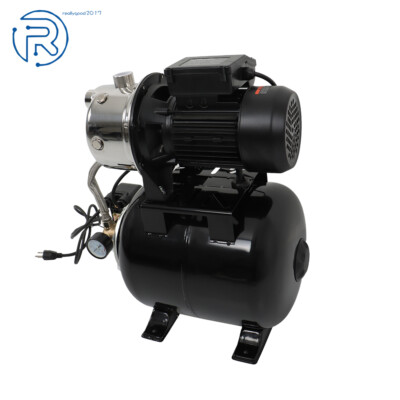 #ad 1.6HP Shallow Well Jet Pump Stainless Steel Irrigation Pump with Pressure Tank $145.42