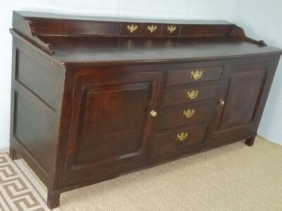 Antike georgianische 18. Jh. walisische Eiche Kommode Untergestell Serviertisch Sideboard