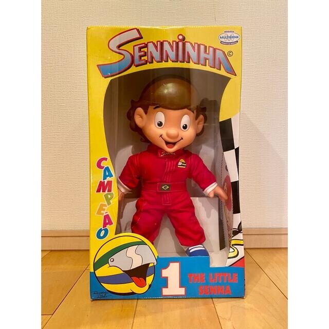 Ayrton Senna SENNINHA Vintage Figure Doll No Original Box Height 