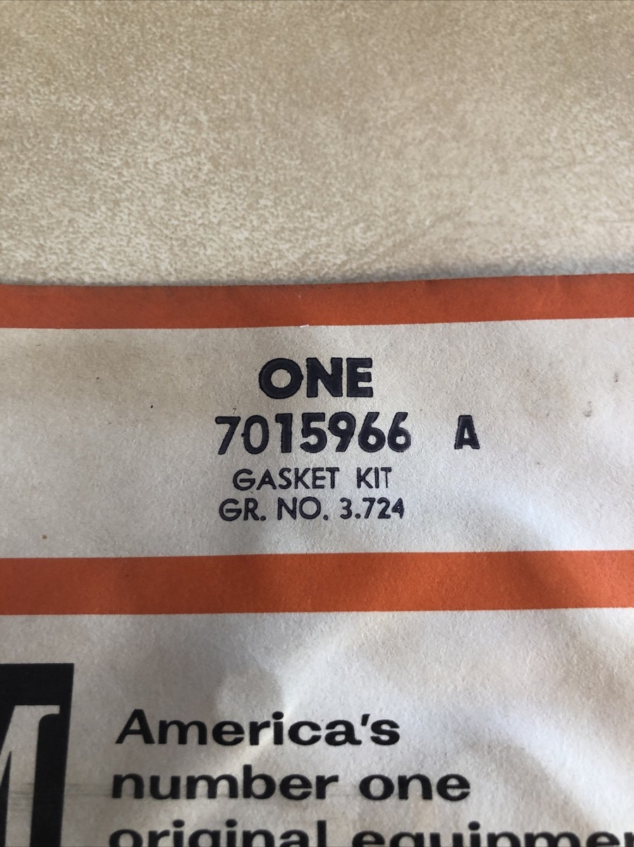 NOS 1957-62 Passenger with Six Cylinder Rochester Gasket Kit GM