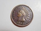1902 Indian Head Penny in about XF condition. Great coin. But you decide!!!!!