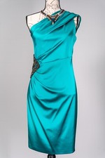 255-David Meister Emerald Green Dress