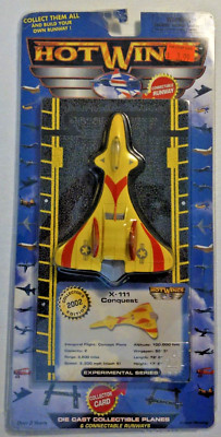 Hot Wings X-111 Conquest Experimental Series Diecast Plane Vintage #12104