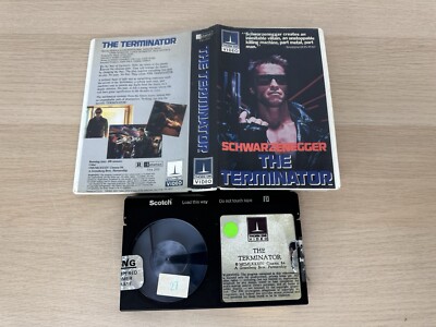 The Terminator - 1984 First Print Thorn EMI Betamax Beta Tape Clamshell Case