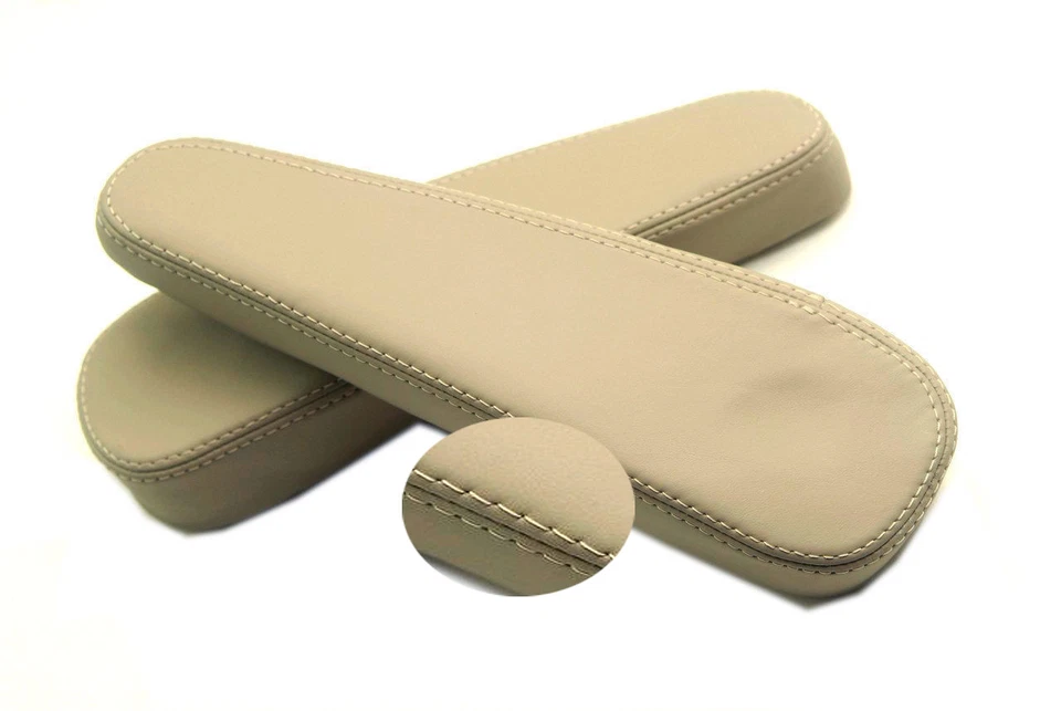 Reposabrazos asiento delantero cuero sintético cubierta apta para Isuzu Trooper 92-02 beige Foto 4 de 4