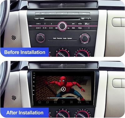 9'' For Mazda 3 2004-2009 Android 12 Car Stereo FM Radio GPS Navi Apple Carplay