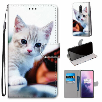Cat Wolf Skull Girl Wallet Phone Case For Motorola E30 E13 G54 G15 G86 Edge 60