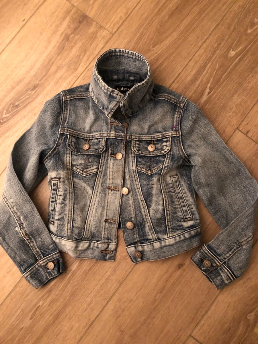 Denim Jacket Size 10-12 (Uni-sex) American Jean Jacket EUC | eBay