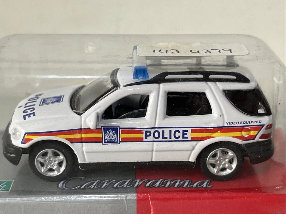 CARARAMA 1/72 MERCEDES BENZ ML320 POLICE DIECAST CAR OO MODEL RAILWAY SCALE - Image 2 of 4