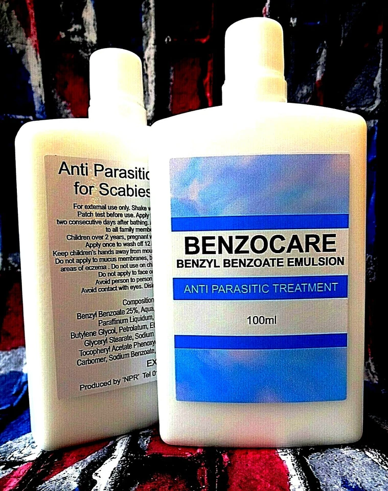 Scabies Treatment Value 100ml 110g Mites Parasite Humans Lotion Cream UK