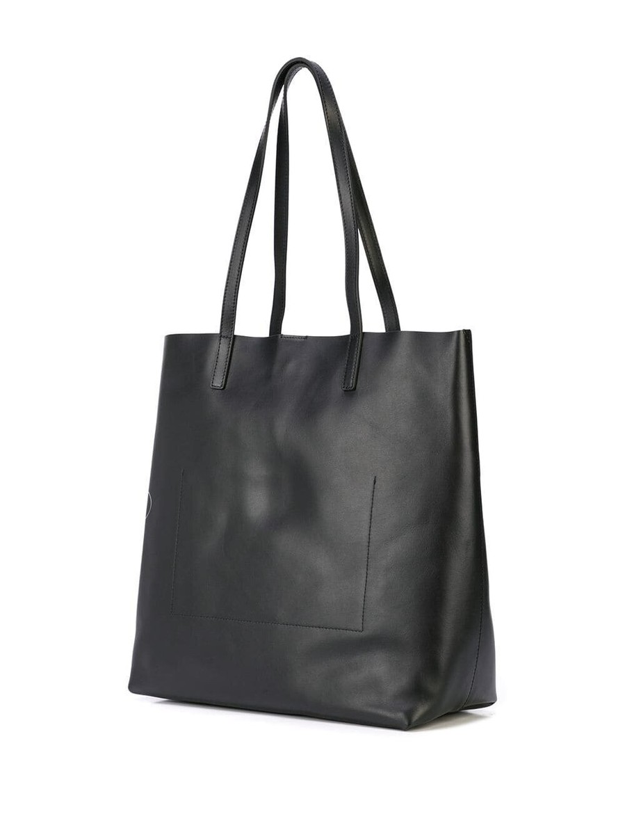 Want Les Essentiels The Logan Vertical Leather Tote Bag Black MSRP Want Les Essentiels The Logan Vertical Leather Tote Bag Black MSRP
