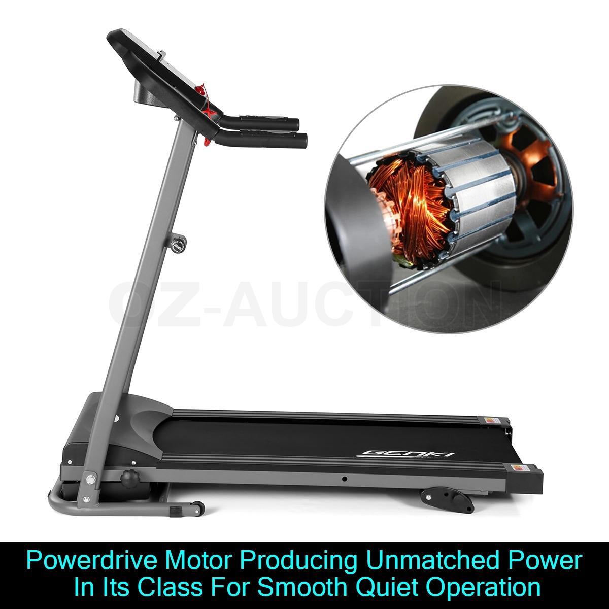 Genki Electric Treadmill 360mm Belt Machine Fitness Home Gym Exercise