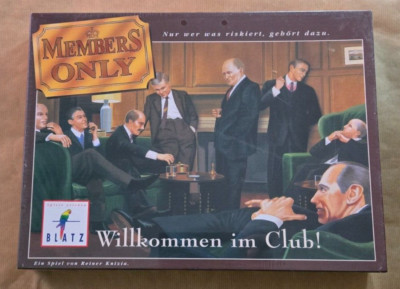 MEMBERS ONLY Willkommen im Club! von Reiner Knizia bei Blatz Neu in Folie
