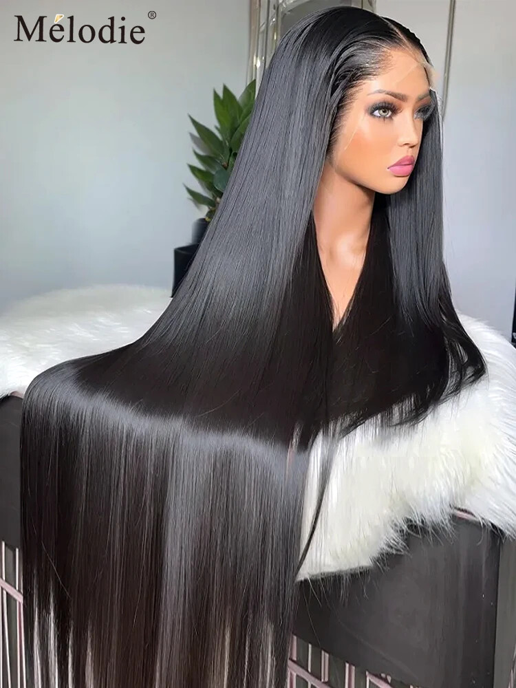 HD Straight 13x6 Lace Front Human Hair Wig Preplucked 5x5 Glueless