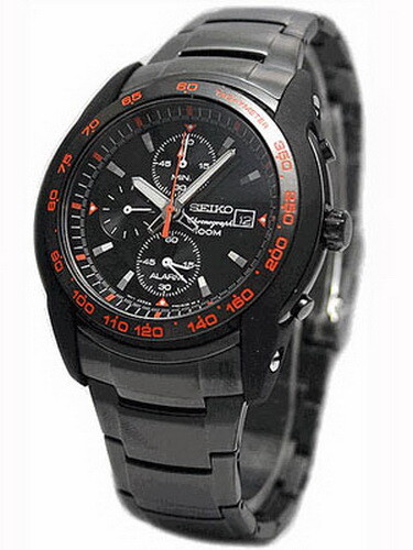 Seiko Alarm Chronograph 100m Tachymeter Men's Watch SNAB97P1 | eBay
