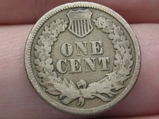 1861 Copper Nickel Indian Head Cent Penny- Fine Details