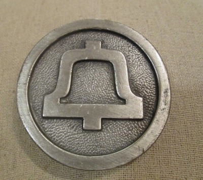 Vintage BELL SYSTEM AT&T TELEPHONE PIONEERS OF AMERICA BELT BUCKLE