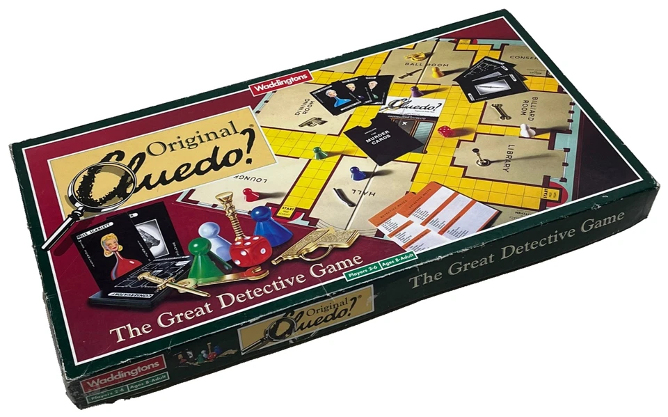 Original CLUEDO : The Great Detective Game - 1995 Vintage Waddingtons Edition - Image 3 of 4