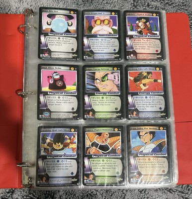 Dragon Ball Z Card Lot Binder 218 Card Collection (Majority Excellent Condition)