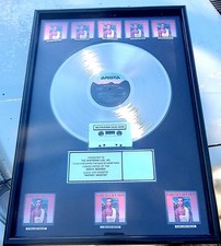 Whitney Houston Framed Album 8x Multi-Platinum RIAA Sales Award! 