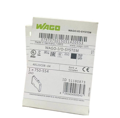 1PC NEW SEALED WAGO 750-554 Analog Output Module 2-Channel, 2AO 4-20mA 750554