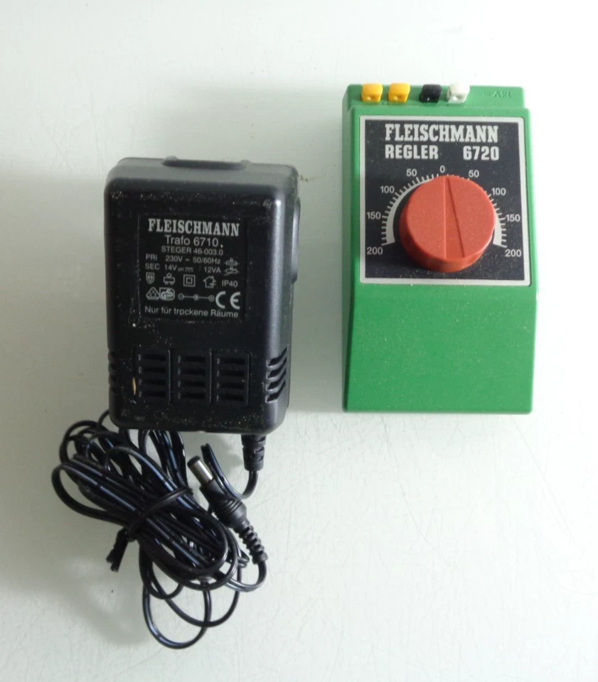 Fleischmann Regler 6720 mit Netzteil 6710 siehe Foto PK1524 o.