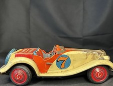 Vintage Bandai 1956 Overland Race Winner Tin Toy Car Japan Rare
