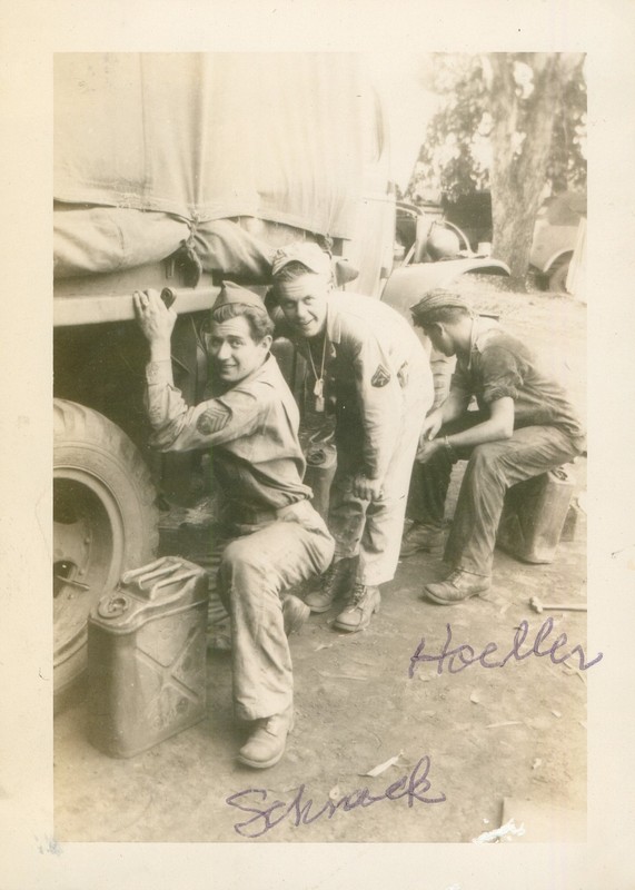 1943 WWII US Army  Hilo Hawaii Photo #16 Truck, Sgt Schnack, Sgt Hoeller