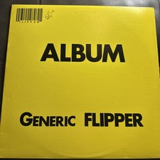 Generic Flipper Album EX+ !! Subterranean Records SUB 25 LYRIC INSERT RARE PUNK