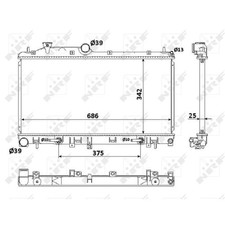 Radiateur Subaru FORESTER