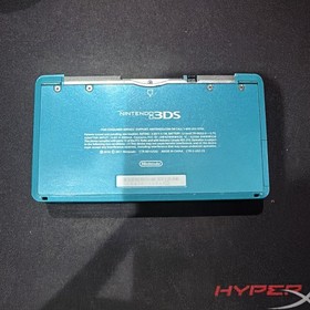 Original 3ds Aqua Blue Console W/ Zelda & Stylus Bundle - Tested
