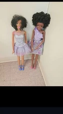 My Size Barbie Size 28" Best Fashion Friend Curly Hair African American Doll (2)