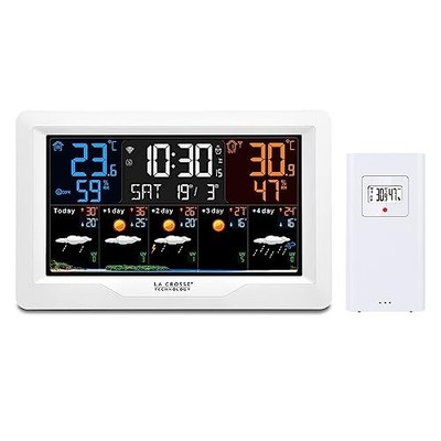 La Crosse Technology SW403 Farbwetterstation J+4 WLAN weiß
