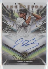 2023 Bowman Inception Gold Foil Electricity 48/50 Jacob Berry #BPA-JB Auto ca0