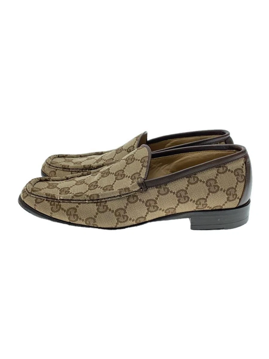 Baskets à enfiler Gucci toile 36,5 beige état vieilli