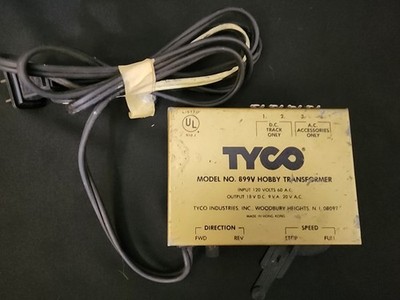 Vintage Tyco Model 899T Transformer Railroad Train Power Pack Tested B19