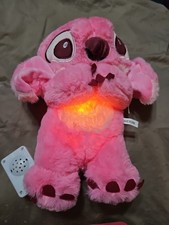 The Stitch Pink Plush Rhythmic Breathing Motion Anxiety Relief Stuffed Animal