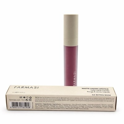 Farmasi New Matte Liquid LipStick, Retro Rose 4ml