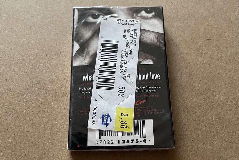 Haddaway What Is Love Cassette Single New Sealed 1993 - Image 2 of 2