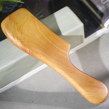 Taihang Cypress Wood Gua Sha Board Massage Tool Carved Wooden Hand Massager