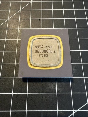 NEC D65080R Microprocessor CPU PGA-133 Pin Gold Keramik Vintage Prozessor 90s