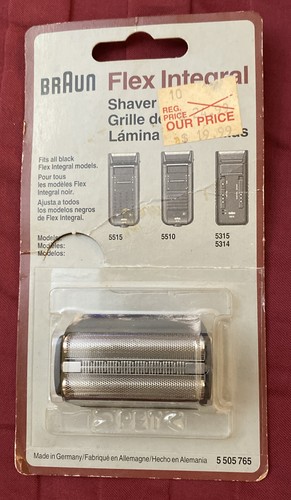 Braun Flex Integral Shaver Foil Razor 5515 5510 5315 5314 New Old Stock - 第 1/6 張圖片