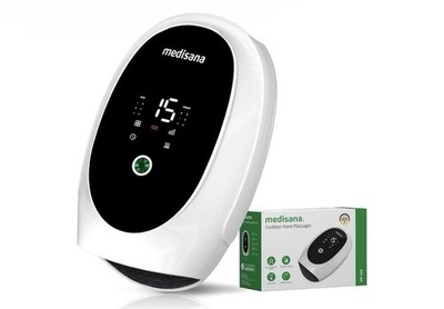 Medisana HM105 Cordless Hand Massager w/ Heat, 6 Modes & Adjustable Intensity