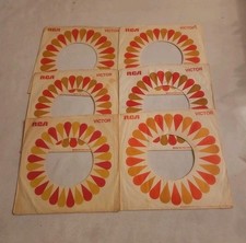 45 RPM 7" RECORD SLEEVES CO. SLEEVE 6 PACK SEE PHOTOS RCA/Victor Records SLV315